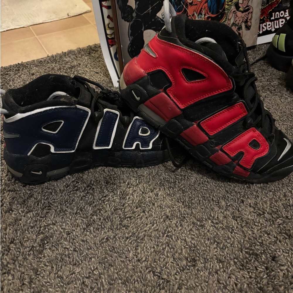 Nike Kids Red and Black Air Sneakers